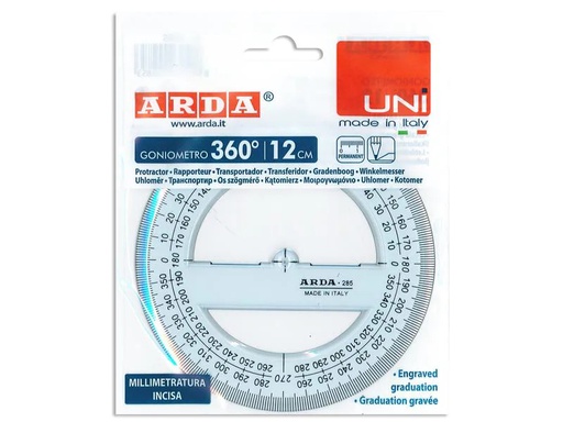 [90095841 1170264] Arda Winkelmesser UNI 360°, 12 cm