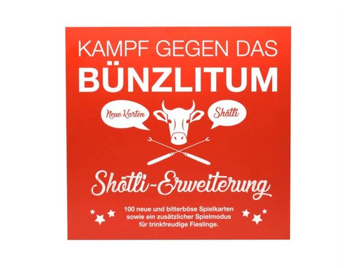 [90096119 930214] Kampfhummel Partyspiel Kampf gegen das Bünzlitum: Shötli-Erweiterung