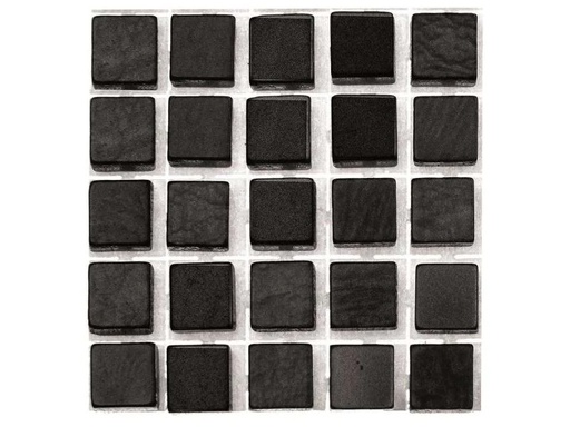 [90096136 631705] Glorex Selbstklebendes Mosaik Poly-Mosaic 5 mm Schwarz