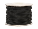Creativ Company Elastikschnur 1 mm, Schwarz, 25 m