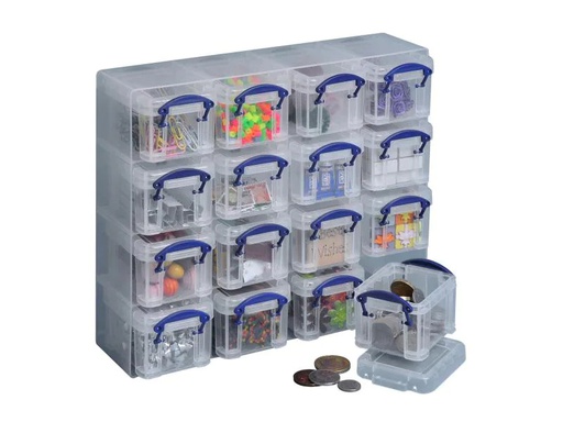 [90096325 291392] Really Useful Box Schubladenbox Set 0.14 l Transparent