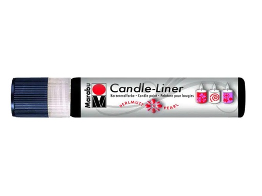 [90096363 648241] Marabu Kerzenmalfarbe Candle-Liner 25 ml, Schwarz