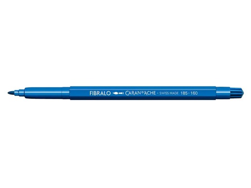 [90096391 1182738] Caran d'Ache Filzstift Fibralo 1 Stück, Koboltblau