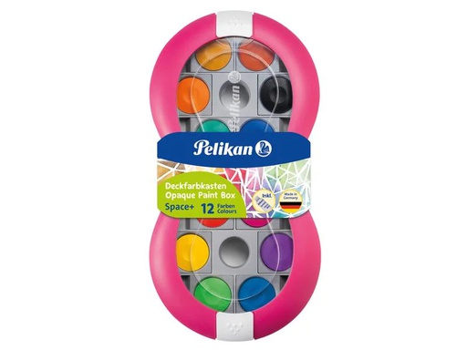 [90096585 1166360] Pelikan Wasserfarbe Space+ Magenta, 12 Stück, Mehrfarbig/Rosa