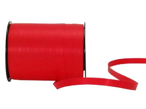 [90096638 1122466] Spyk Geschenkband Poly Matt 10 mm x 250 m, Rot