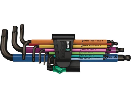 [90096843 770036] Wera Winkelschlüssel-Set 1.5-10 mm Innensechskant