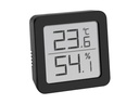TFA Dostmann Thermo-/Hygrometer Digital, Schwarz