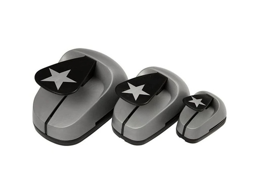 [90096990 832690] Creativ Company Motivstanzer Stern, 25/49/75 mm