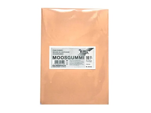[90097153 599539] Folia Moosgummi-Set 10 Stück, Chamois