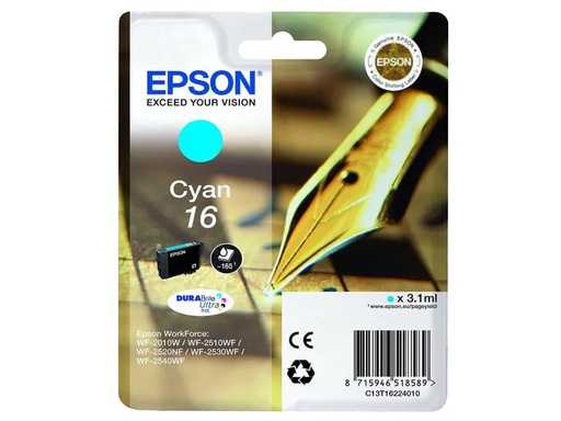 [90097200 630004] Epson Tinte T16224012 Cyan
