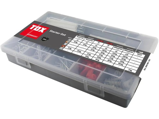 [90097243 1073302] Tox-Dübel Dübel Starter Set 264 Stück