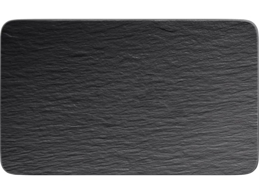 [90097467 1097798] Villeroy &amp; Boch Speiseteller Manufacture Rock 1 Stück, Schwarz
