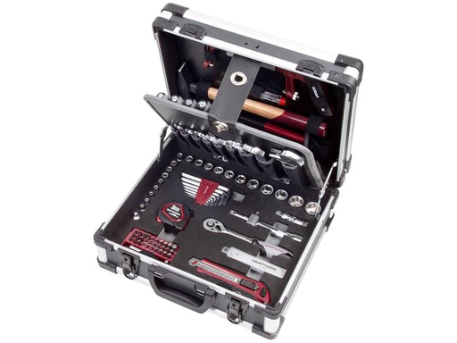 [90009731 1081643] Kraftwerk Werkzeugkoffer Alu B143 102-teilig