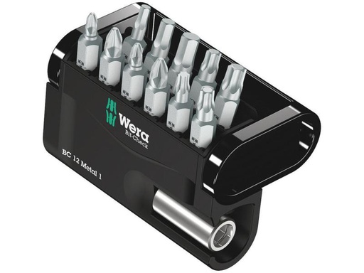 [90097528 770053] Wera Bit-Set Bit-Check 12 Metal 1, 12-teilig