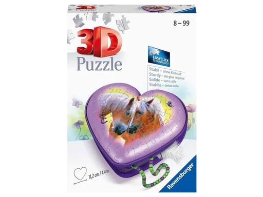 [90097700 1017658] Ravensburger 3D Puzzle Herzschatulle Pferde