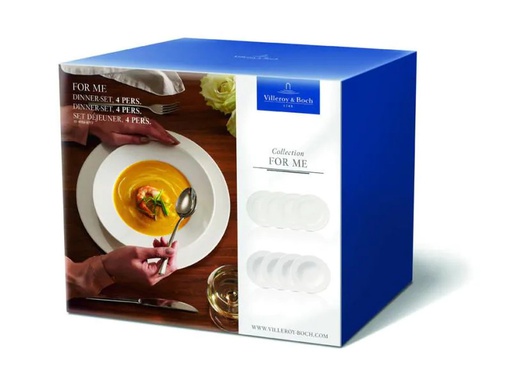 [90097729 524434] Villeroy &amp; Boch Speise-Service For Me 8-teilig Weiss
