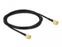 Delock Antennenkabel LMR/CFD100 RP-SMA zu RP-SMA, 2 m
