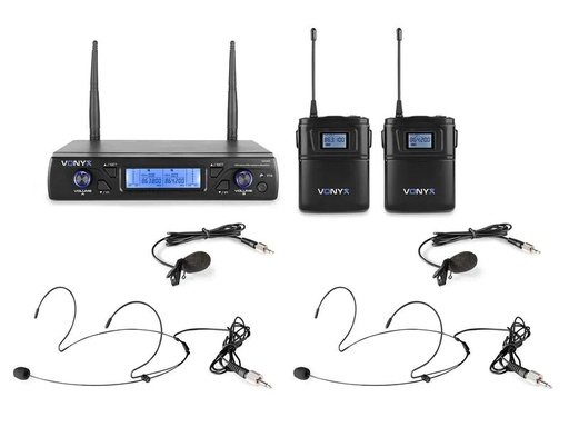 [90097813 1123476] Vonyx WM62B Set