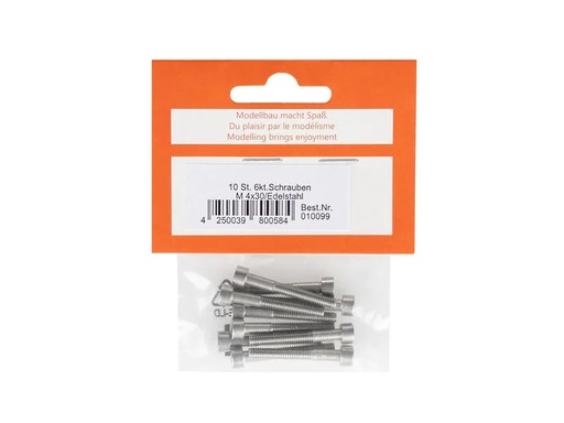 [90097884 711154] OEM Zylinderkopfschrauben M4x30 mm Edelstahl