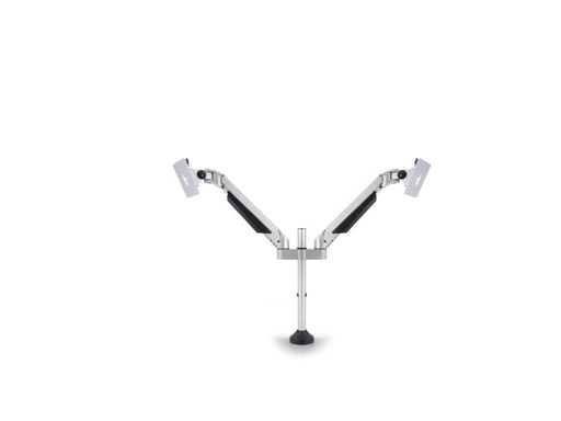 [90098159 869504] Multibrackets Tischhalterung Gas Lift Arm Dual bis 10 kg – Silber
