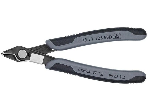[90098258 916899] Knipex Elektronik-Seitenschneider Super Knips 125 mm ESD