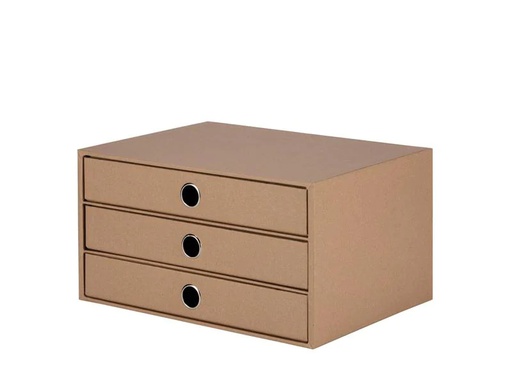 [90000959 789822] Rössler Schubladenbox S.O.H.O. A4 Braun