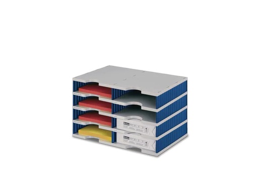[90098298 830891] Styro Dokumentenablage styrodoc duo Standard, Blau, 8 Fächer
