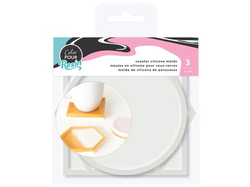 [90098331 1019148] American Crafts Giessform Untersetzer, verschiedene Formen