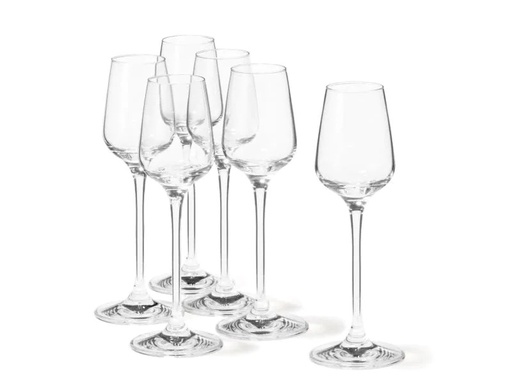 [90098348 552376] Leonardo Schnapsglas Tivoli 100 ml, 6 Stück, Transparent 
