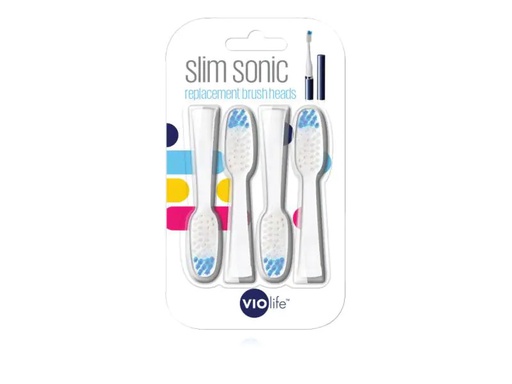 [90009814 995687] Smile4Life Zahnbürstenkopf Slim Sonic 4 Stück
