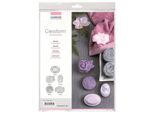 [90098422 628052] Glorex Giessform Ornamente