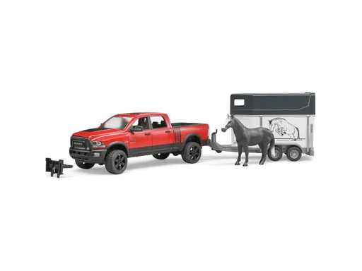 [90098449 625401] Bruder Spielwaren Off-Road Fahrzeug RAM 2500 Power Wagon Pferdeanhänger