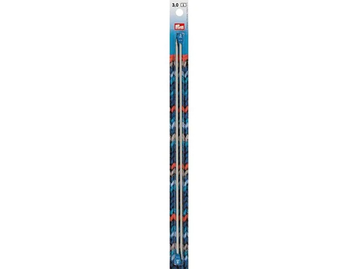 [90098465 1175077] Prym Stricknadeln 3.00 mm, Alu, 2 Stück, Grau