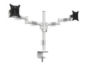 Multibrackets Tischhalterung Officeline Dual bis 8 kg – Weiss
