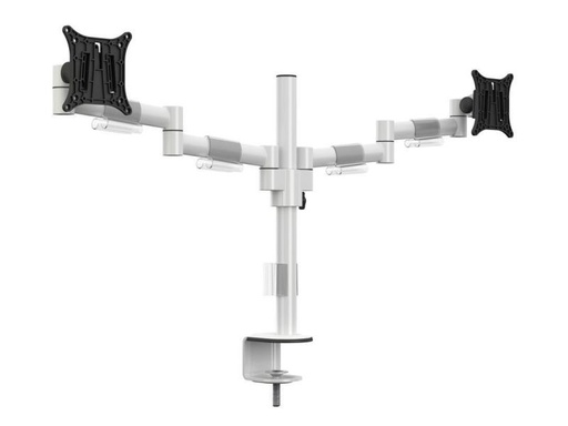[90098639 869487] Multibrackets Tischhalterung Officeline Dual bis 8 kg – Weiss