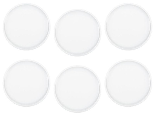 [90098701 524461] Villeroy &amp; Boch Frühstücks- &amp; Dessertteller Artesano Ø 22 cm, 6 Stück, Weiss