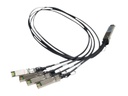 HPE Aruba Networking Direct Attach Kabel JG329A QSFP+/4x SFP+ 1 m