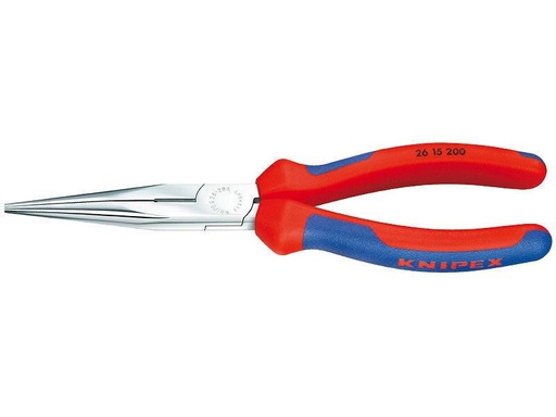 [90098887 518867] Knipex Flachrundzange mit Schneide verchromt