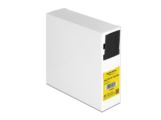 [90098960 1025689] Delock Schrumpfschlauch 4 m x 25.4 mm Schwarz