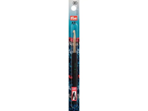 [90009931 1175001] Prym Häkelnadel Ø 4.5 mm, Wolle, Soft-Griff