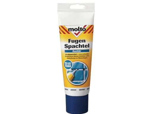[90099671 488509] Molto Spachtelmasse 300 g Sanitär, Weiss