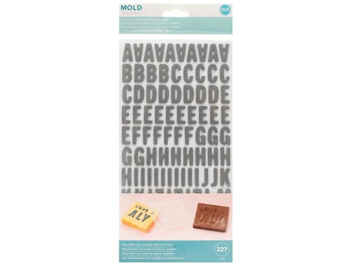 [90009956 1064375] We R Memory Keepers 3D-Sticker Mold Press Alphabet gross