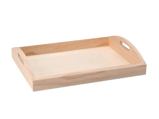 [90099791 573977] Glorex Holzartikel 37 x 28 x 7 cm Serviertablett