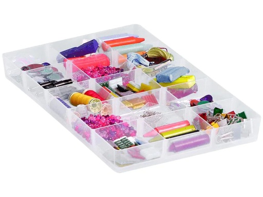 [90099921 291389] Really Useful Box Einsatz 15 Fächer Transparent